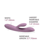 Svakom - Trysta Neo - Vibratore Rabbit interattivo con pallina per il punto G - Rosa - Erotiekvoordeel.nl