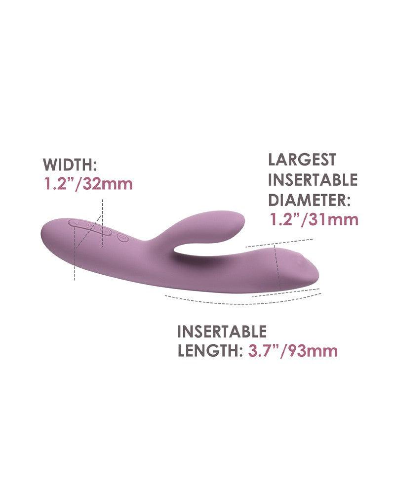 Svakom - Trysta Neo - Vibratore Rabbit interattivo con pallina per il punto G - Rosa - Erotiekvoordeel.nl