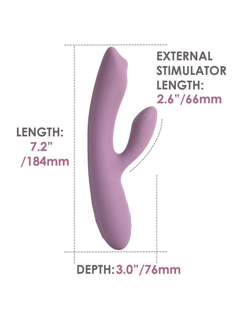Svakom - Trysta Neo - Vibratore Rabbit interattivo con pallina per il punto G - Pink-Erotiekvoordeel.nl