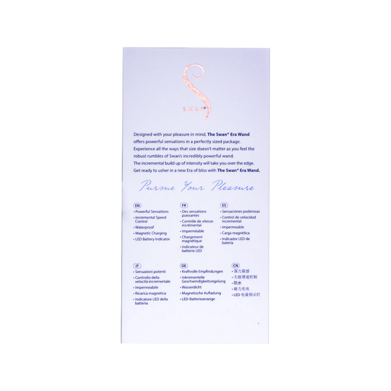 Swan - Era - Mini vibrador de varita - Lila-Erotiekvoordeel.nl