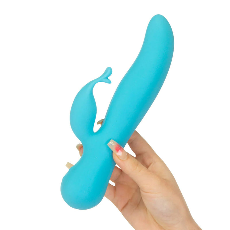 Swan - Kissing - Wibrator Typu Rabbit Z Podwójnym Działaniem - Turkusowy - Erotiekvoordeel.nl