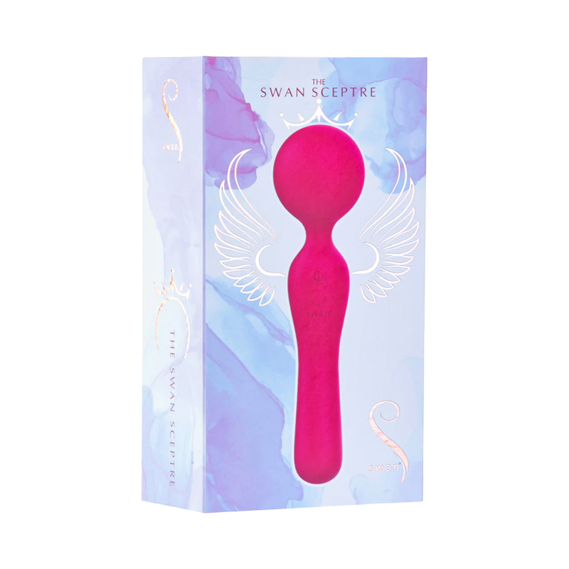 Swan - Sceptre - Doppelseitiger Stabvibrator - Rosa-Erotiekvoordeel.nl