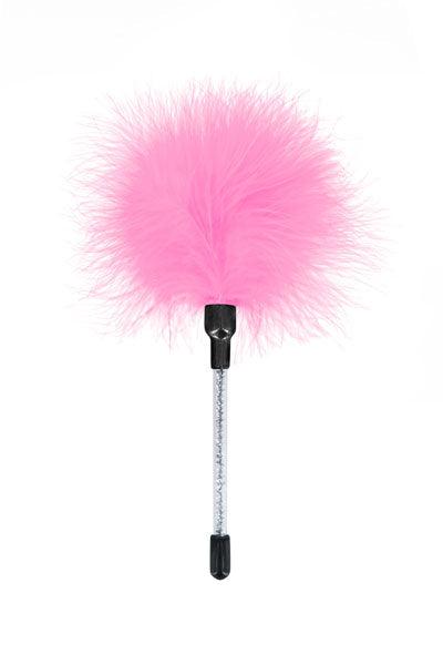 Sweet Caress - Roze Kietelaar Met Veertjes-Erotiekvoordeel.nl
