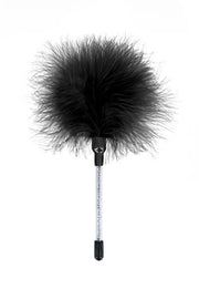 Sweet Caress - Zwarte Kietelaar Met Veertjes-Erotiekvoordeel.nl