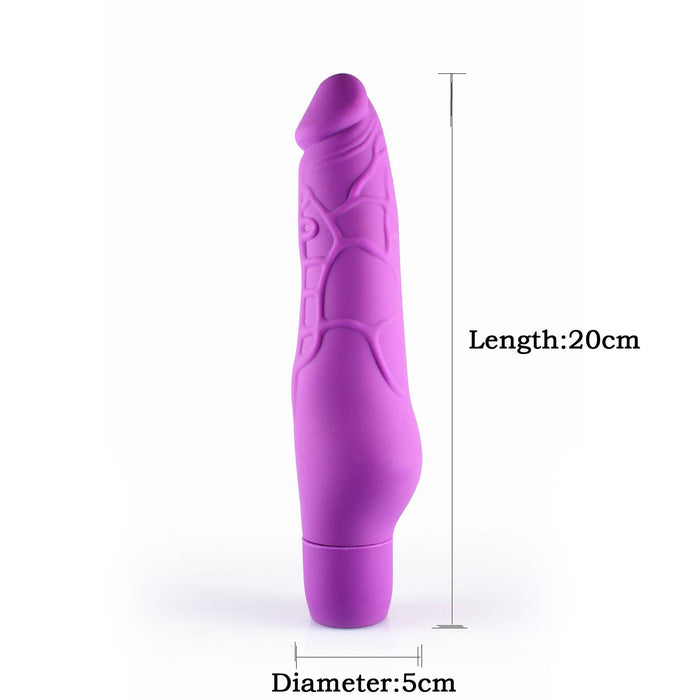 Sweet Vibrator - P-Shape Vibrator - 20 cm - Paars-Erotiekvoordeel.nl