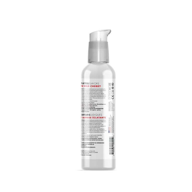 Swiss Navy - 4 in 1 Playful Flavors - Edible and Warming Lubricant and Massage Gel - Poppin Wild Cherry - Erotiekvoordeel.nl