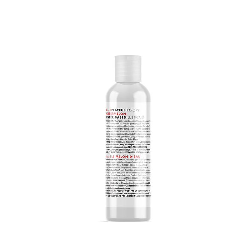 Swiss Navy - 4 in 1 Playful Flavors - Edible and Warming Lubricant and Massage Gel - Watermelon-Erotiekvoordeel.nl