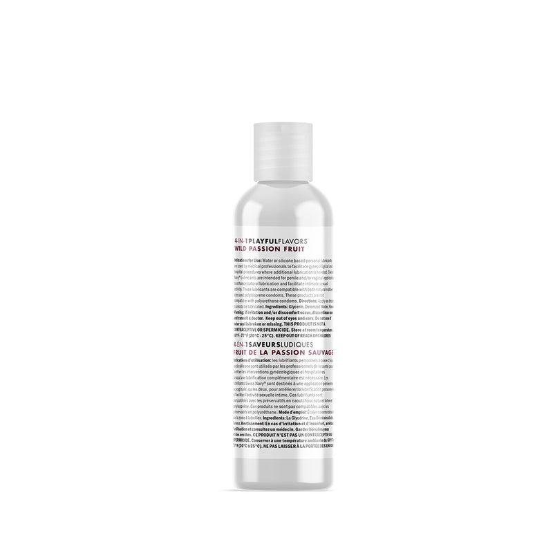 Swiss Navy - 4 in 1 Playful Flavors - Edible and Warming Lubricant and Massage Gel - Wild Passion Fruit-Erotiekvoordeel.nl