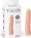 T- Skin - Spread Me - Realistische Dildo - Cyberskin - 17,7 x 3 cm - Lichte Huidskleur-Erotiekvoordeel.nl