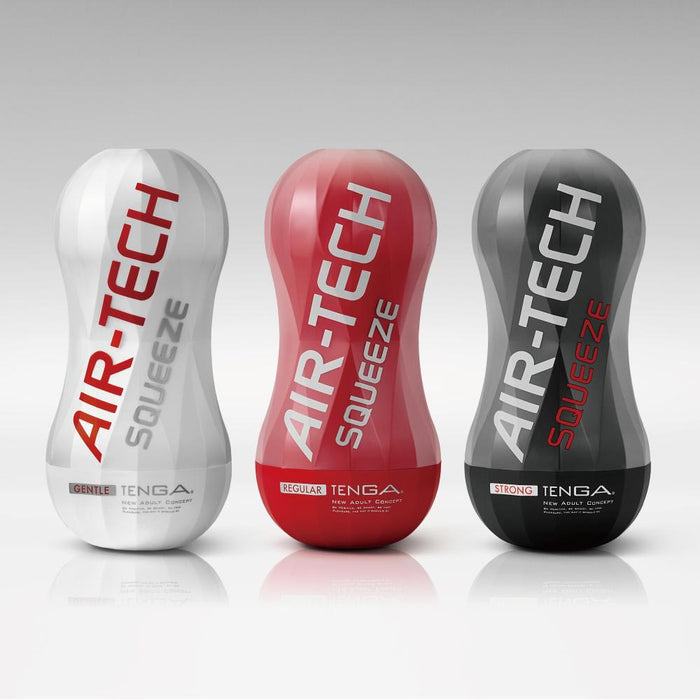 Tenga - Air-Tech Squeeze Masturbator - Strong - Zwart-Erotiekvoordeel.nl