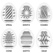 Tenga - Hard Boiled Eggs Cone - Variety Pack - Mini Masturbator - 6 stuks-Erotiekvoordeel.nl