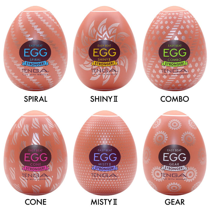 Tenga - Shiny II Hard Boiled Eggs 6x-Erotiekvoordeel.nl