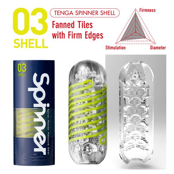 Tenga - Spinner 03 Shell-Erotiekvoordeel.nl