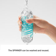 Tenga - Spinner 03 Shell Masturbator - Transparant/Neon-Erotiekvoordeel.nl