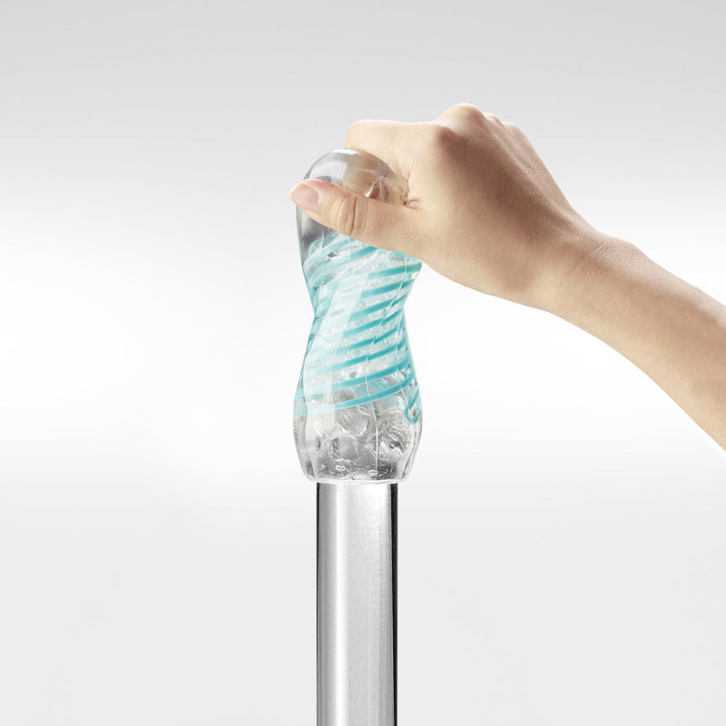 Tenga - Spinner 05 Beads Masturbator - Transparant/Oranje-Erotiekvoordeel.nl