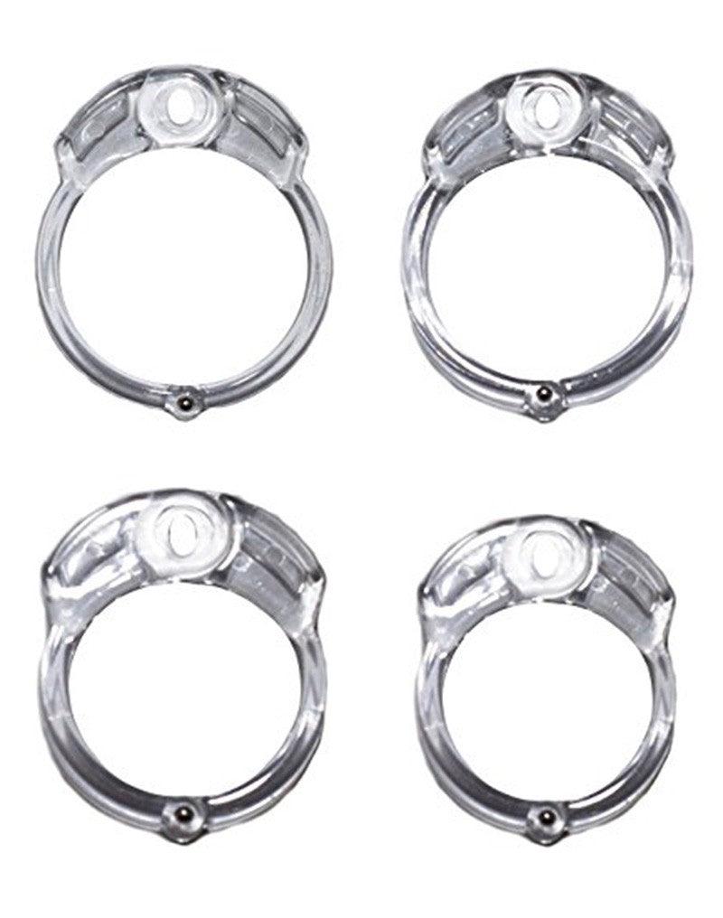 The Vice - Kuisheidskooi - Peniskooi - Chastity Cage - Transparant - Verkrijgbaar in maten Mini Standaard en Plus-Erotiekvoordeel.nl