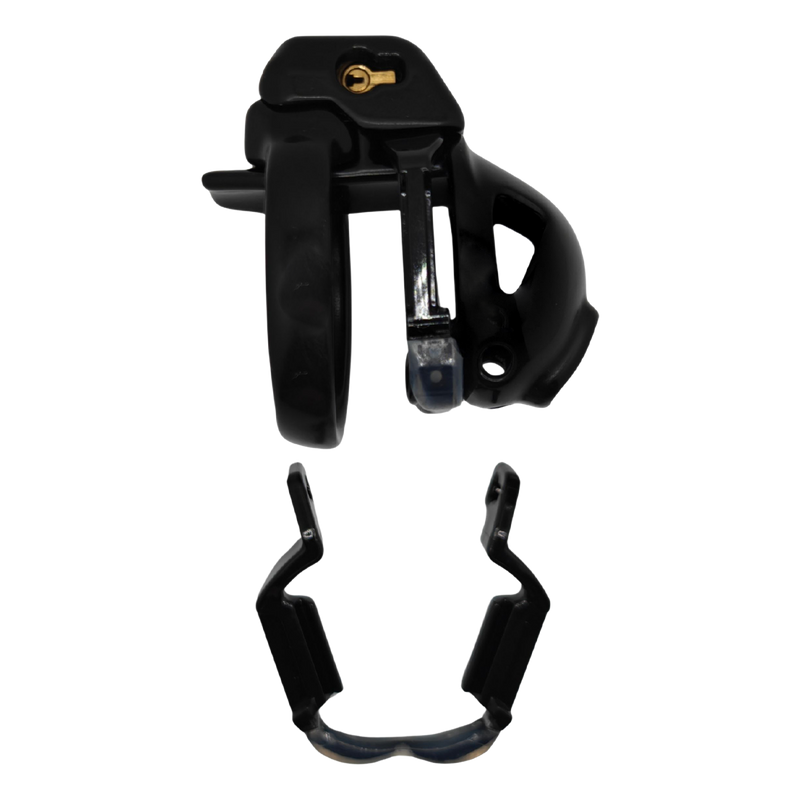 The Vice Mach 2 - Gabbia di castità Micro - Nero-Erotiekvoordeel.nl