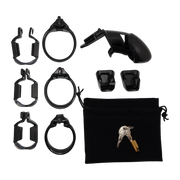 The Vice Mach 2 - Chastity Cage Plus - Black-Erotiekvoordeel.nl
