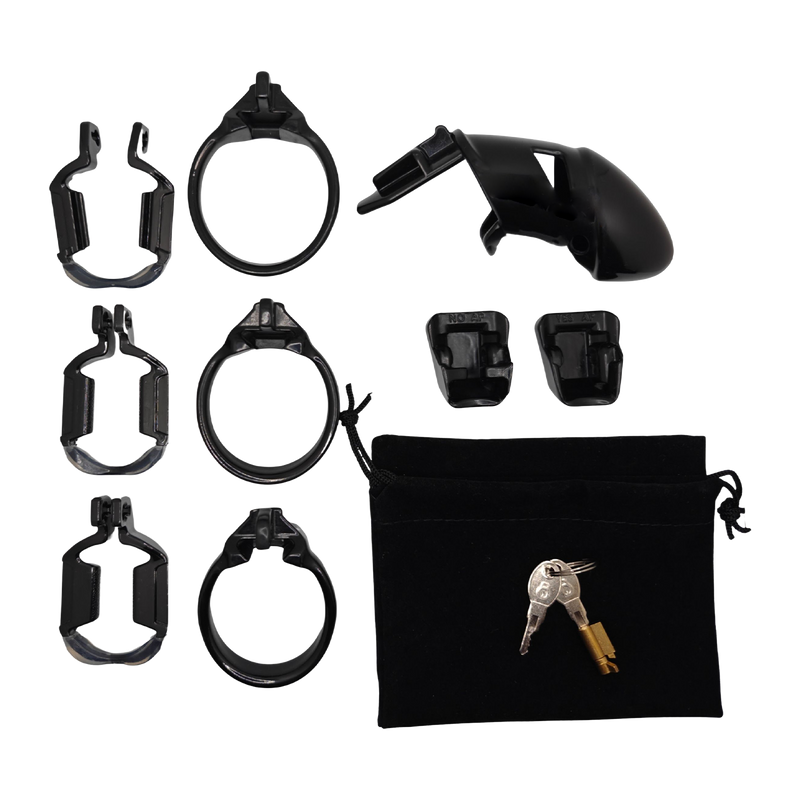 The Vice Mach 2 - Chastity Cage Plus - Black-Erotiekvoordeel.nl