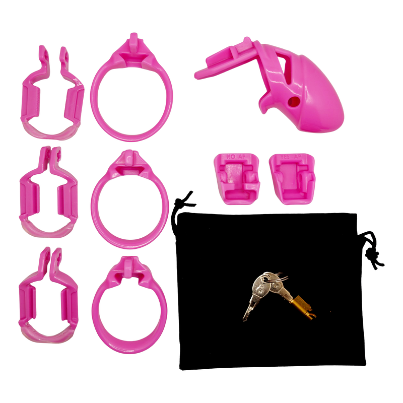 The Vice Mach 2 - Gabbia di castità standard - Rosa-Erotiekvoordeel.nl