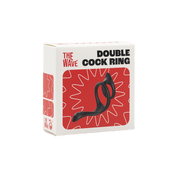 The Wave - Double cockring n° 07 - Noir-Erotiekvoordeel.nl