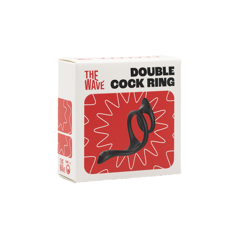 The Wave - Double cockring n° 07 - Noir-Erotiekvoordeel.nl