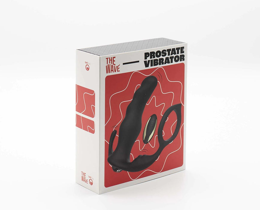The Wave - Knight - Prostaat Vibrator met Afstandsbediening - Zwart-Erotiekvoordeel.nl