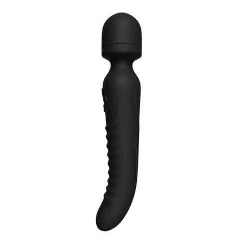 The Wave - Mission - Heated and Vibrating Vibrator - Reversible - Black-Erotiekvoordeel.nl