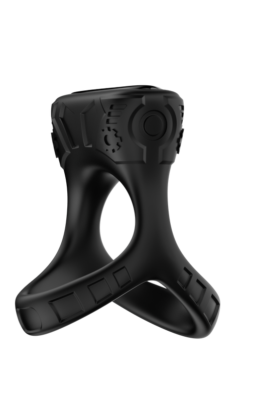 The Wave - Vibrating Cock Ring No. 20 - Black-Erotiekvoordeel.nl