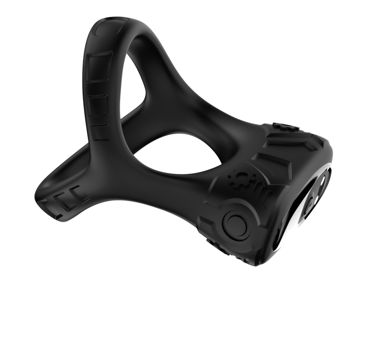 The Wave - Vibrating Cock Ring No. 20 - Black-Erotiekvoordeel.nl