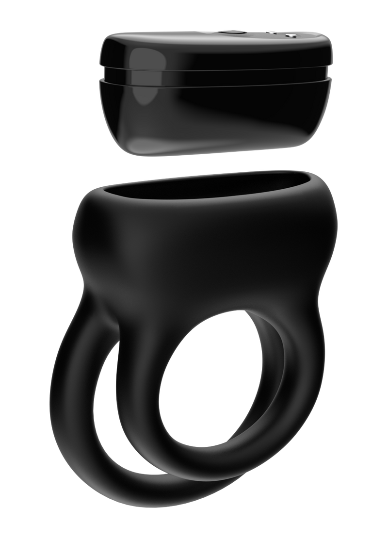 The Wave - Anello vibrante n. 24 - Nero - Erotiekvoordeel.nl