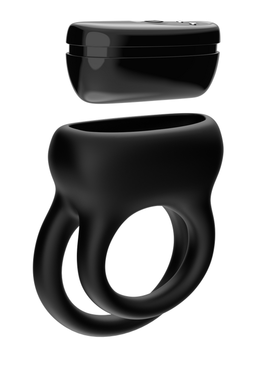 The Wave - Vibrating Cock Ring No. 24 - Black-Erotiekvoordeel.nl