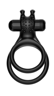 The Wave - Vibrating Cock Ring No. 9 - Black-Erotiekvoordeel.nl