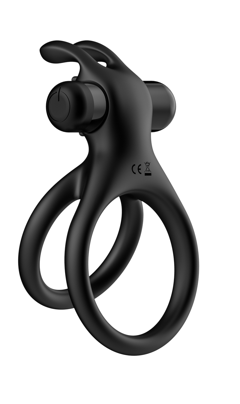 The Wave - Vibrating Cock Ring No. 9 - Black-Erotiekvoordeel.nl