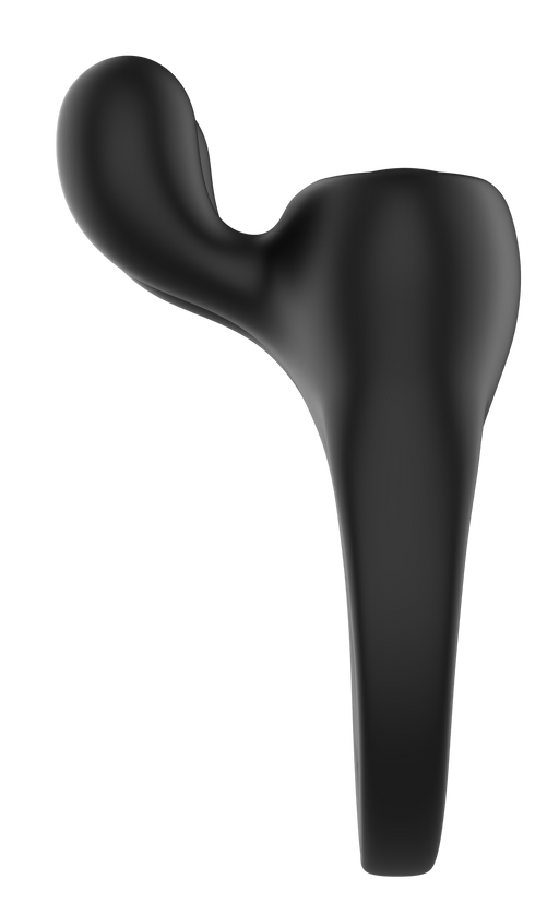 The Wave - Anillo vibrador para el pene con estimulador de clítoris - N.º 26 - Negro-Erotiekvoordeel.nl