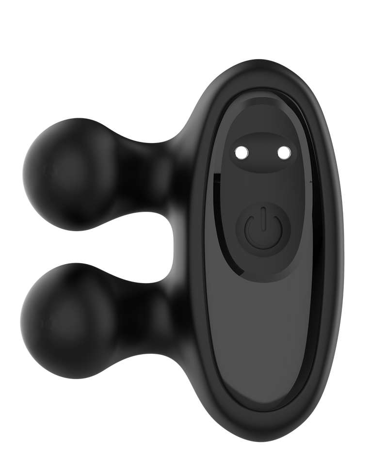 The Wave - Vibrerende Cockring met Clitoris Stimulator - Nr. 26 - Zwart-Erotiekvoordeel.nl