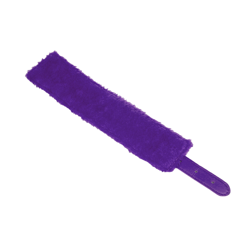 TieMeUp - Esposas de imitación de cuero - Suave forro de piel - Morado-Erotiekvoordeel.nl