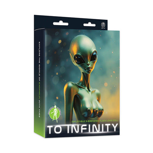 To Infinity - Poupée gonflable Alien - Vert - Erotiekvoordeel.nl