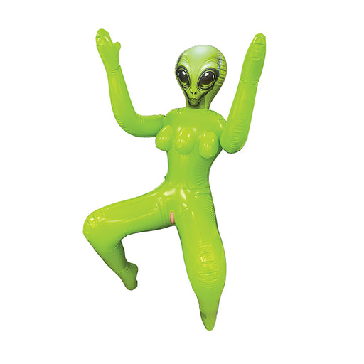 To Infinity - Poupée gonflable Alien Femme à trois seins - Groen-Erotiekvoordeel.nl