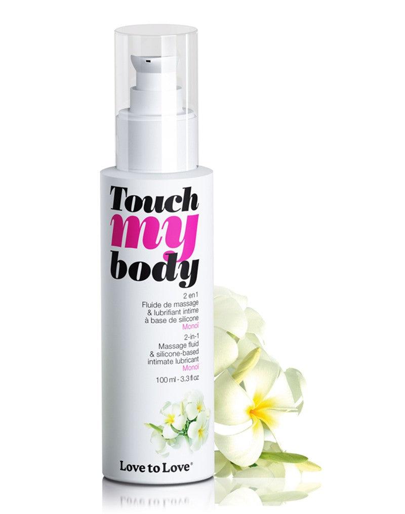 Touch my Body - Glijmiddel en Massageolie 2 In 1 - Gardenia-Erotiekvoordeel.nl