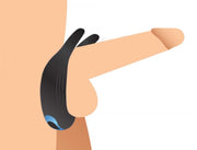 Trinity Vibes - Cock Viper - Anillo vibrador de doble estimulación - Negro-Erotiekvoordeel.nl