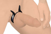 Trinity Vibes - Cock Viper - Anillo vibrador de doble estimulación - Negro-Erotiekvoordeel.nl