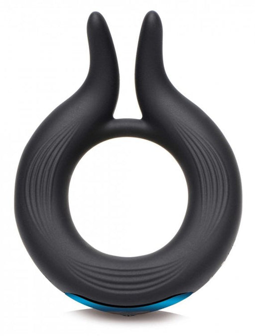 Trinity Vibes - Cock Viper - Dual Stim Vibrerende Cockring - Zwart-Erotiekvoordeel.nl