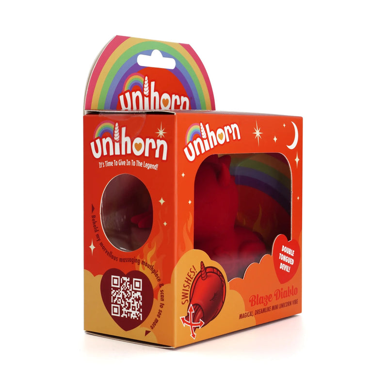 Unihorn Blaze Diablo - Vibrator - Silicone - USB Rechargeable-Erotiekvoordeel.nl