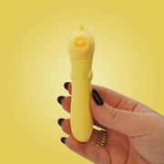 Unihorn Bullet Vibrator - Bean Blossom - Geel-Erotiekvoordeel.nl