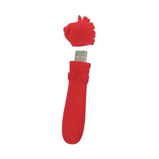 Vibratore bullet Unihorn - Cupid's Beau - Rosso - Erotiekvoordeel.nl