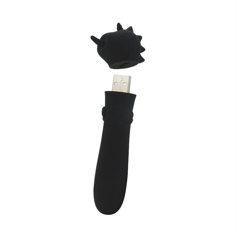 Vibrador bala Unihorn - Wild Spirit - Negro - Erotiekvoordeel.nl