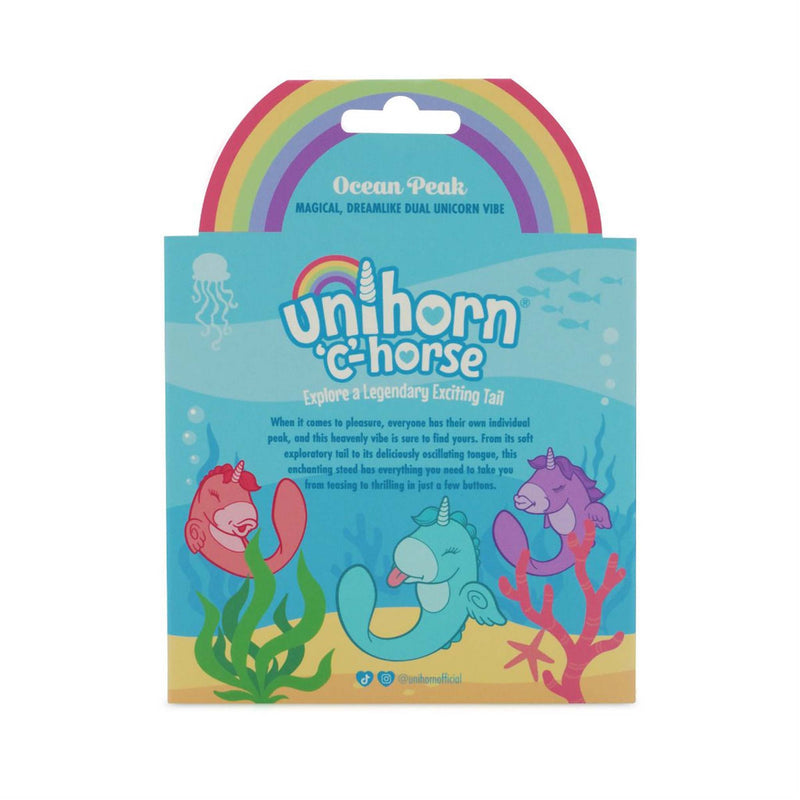 Unihorn C Horse - Ocean Peak - G-spot en Clitoris Vibrator - Blauw-Erotiekvoordeel.nl