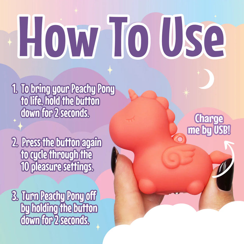 Unihorn Mini - Peachy Pony - Różowy - Erotiekvoordeel.nl