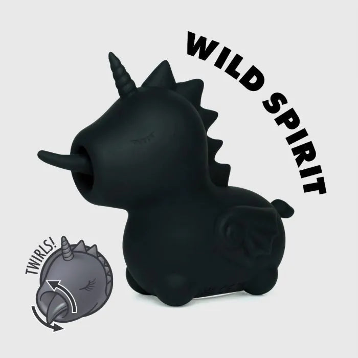Unihorn Wild Spirit - Vibrador clitoriano - Negro-Erotiekvoordeel.nl